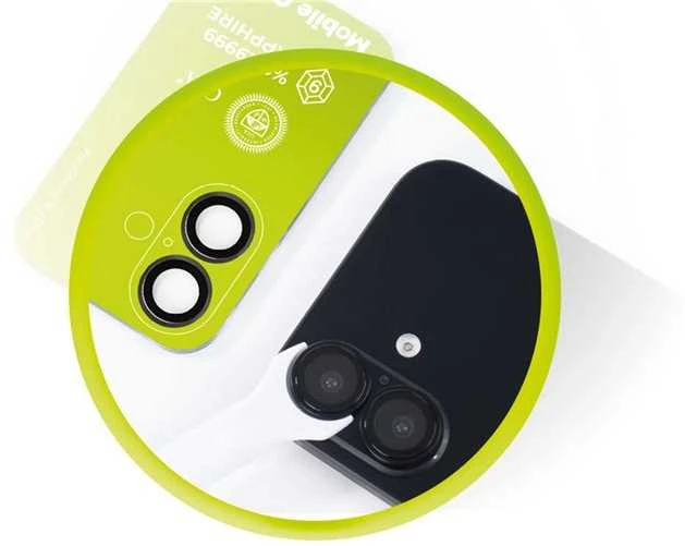 Mobile Origin Sapphire Lens guards, juodas - iPhone 17
