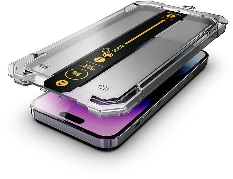 „Mobile Origin“ ekrano apsauga „iPhone 14 Pro Max“ su paprastu uždėjimu