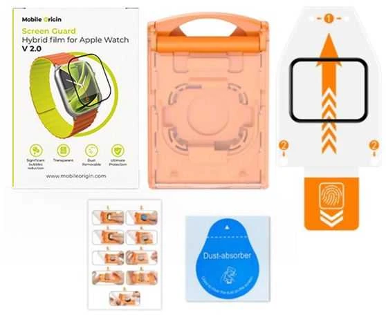Mobile Origin Screen Guard hibridinė plėvelė – Apple Watch 6/5/4/SE 44mm