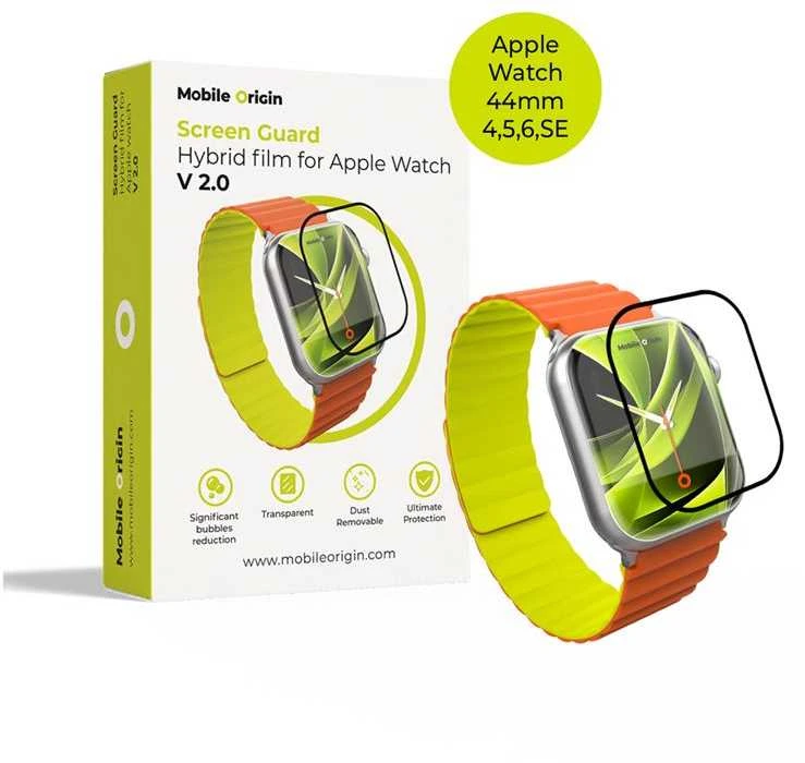 Mobile Origin Screen Guard hibridinė plėvelė – Apple Watch 6/5/4/SE 44mm
