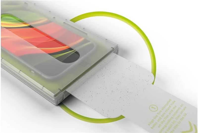 Mobile Origin ekrano apsaugos su lengvai aplikatoriumi, 2 vnt. pakuotėje – „iPhone 16 Plus“