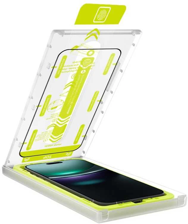 „Mobile Origin“ ekrano apsaugos su lengvai apklijuojamu užtepikliu, visiškai padengiančios, 2 vnt. pakuotėje – „iPhone Air“