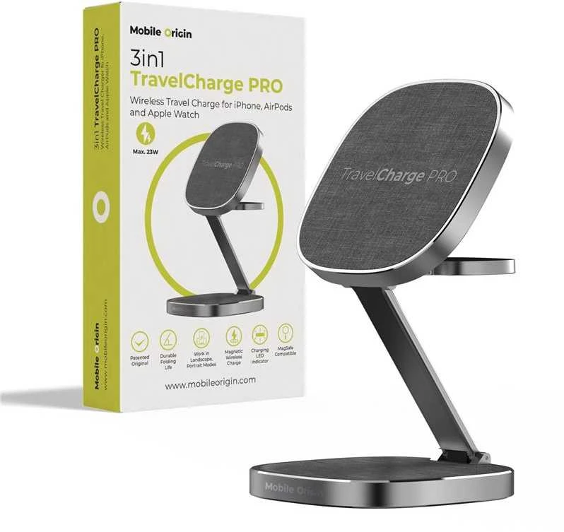 Mobile Origin TravelCharge PRO Pilkas