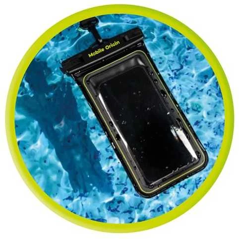 Mobile Origin Neperšlampamas plaukiojantis dėklas 6,8", juoda/balta