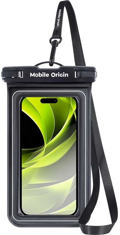 Mobile Origin Mobilus Origin Neperšlampamas plaukiojantis dėklas 6,5", juoda/balta