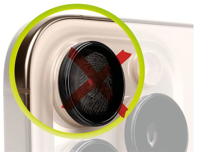 „Mobile Origin Easy Lens Guards“, juodas - iPhone 17