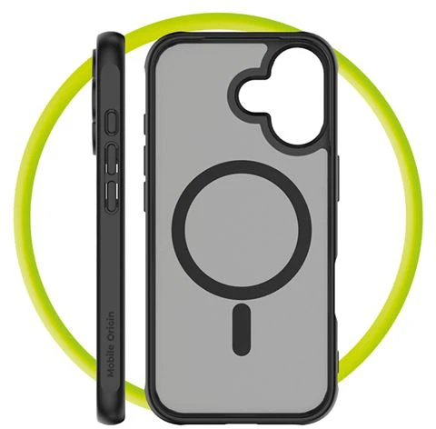 Dėklas Mobile Origin Exkluzivni Mobile Origin Hybrid MagSafe Case, matte juodas - iPhone 17