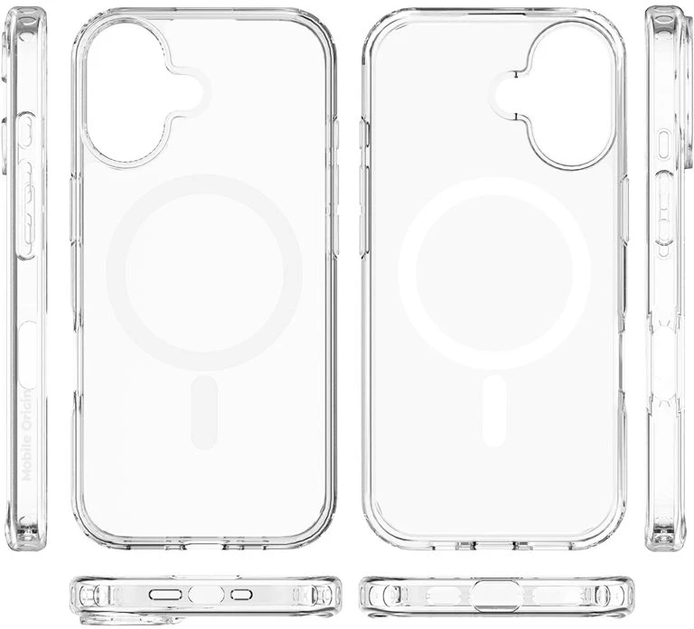 Mobile Origin Exkluzivni Mobile Origin hibridinis „MagSafe“ dėklas, skaidrus – „iPhone 17“