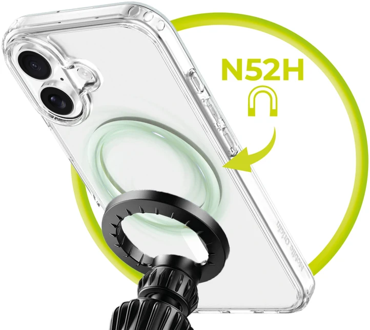 Mobile Origin Exkluzivni Mobile Origin hibridinis „MagSafe“ dėklas, skaidrus – „iPhone 17“