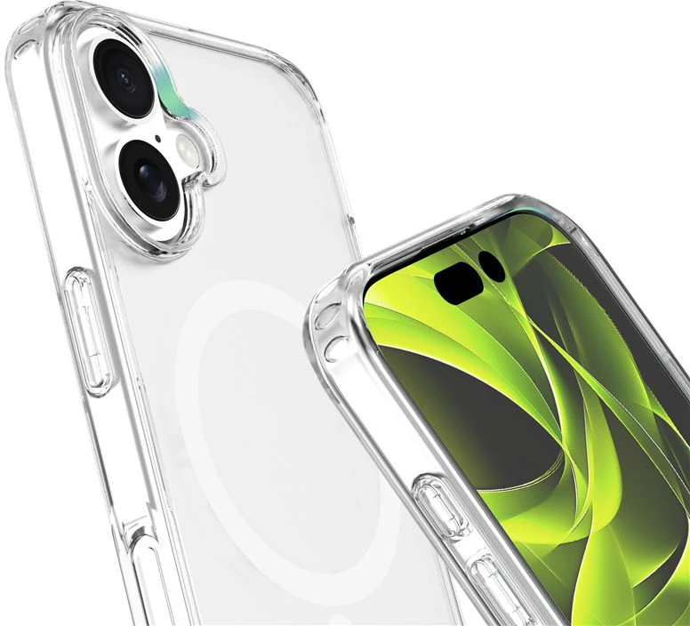 Mobile Origin Exkluzivni Mobile Origin hibridinis „MagSafe“ dėklas, skaidrus – „iPhone 17“