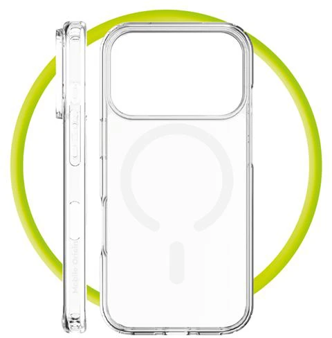 Mobile Origin Exkluzivni Mobile Origin hibridinis „MagSafe“ dėklas, skaidrus – „iPhone 17 Pro“