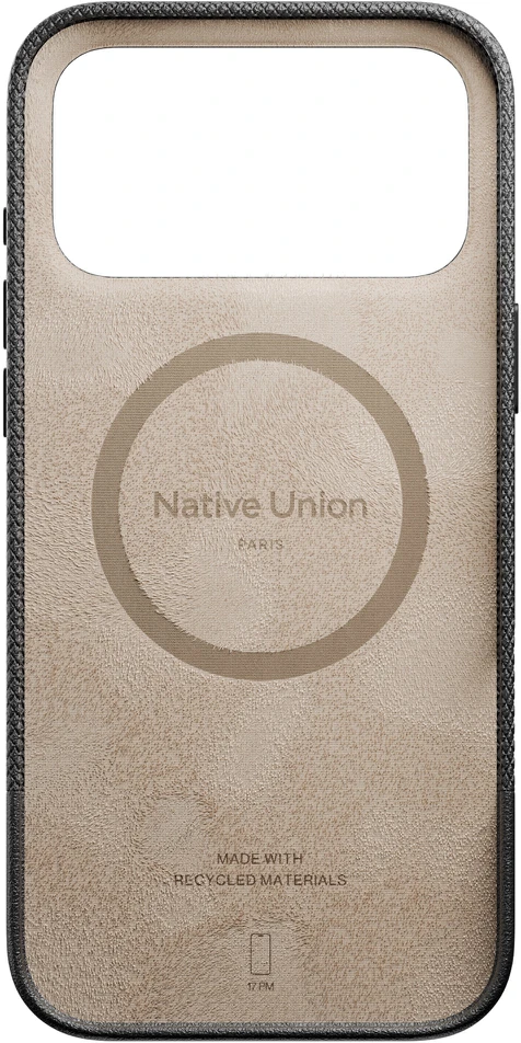 „Native Union“ (RE) klasikinis dėklas, juodas - „iPhone 17 Pro Max“