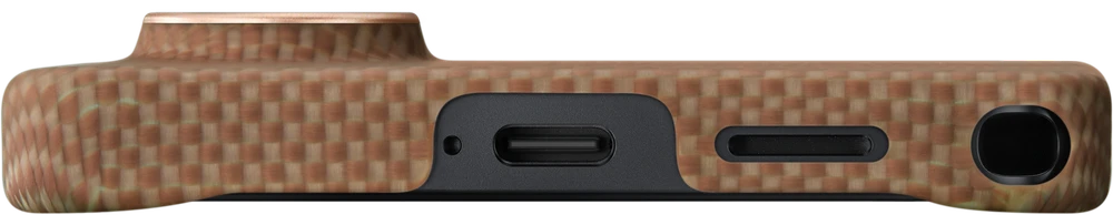 Dėklas Pitaka Edge Case, Auksinis žvilgesys (Aaron Button) - Samsung Galaxy S26 Ultra