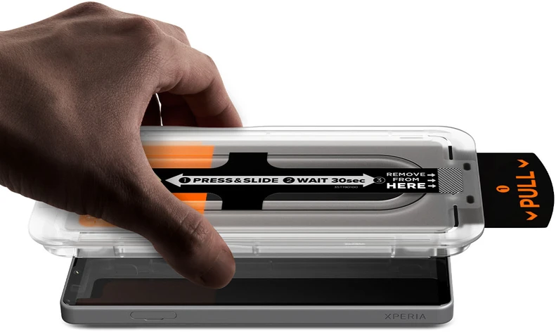 „Spigen Glass tR EZ Fit Pro“ 2 vnt., skaidrūs – „Sony Xperia 10 VII“
