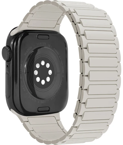 „Mobilize“ silikoninė magnetinė laikrodžio apyrankė, skirta „Apple“ 38/40/41 mm dėklui – „Starlight“