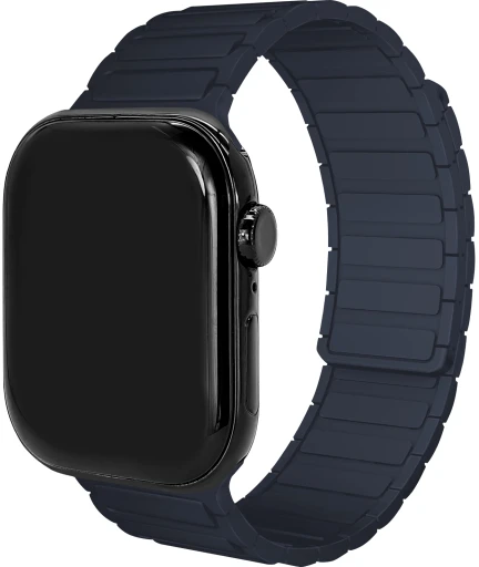 Mobilize silikoninė magnetinė laikrodžio apyrankė Apple 42/44/45/49 mm laikrodžiams - Mėlyna