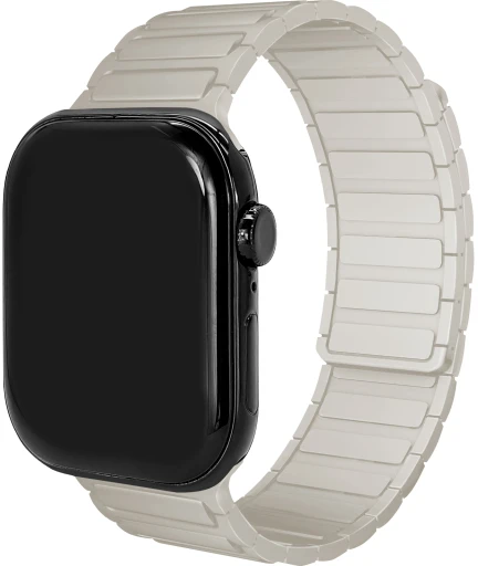 „Mobilize“ silikoninė magnetinė laikrodžio apyrankė, skirta „Apple“ 38/40/41 mm dėklui – „Starlight“