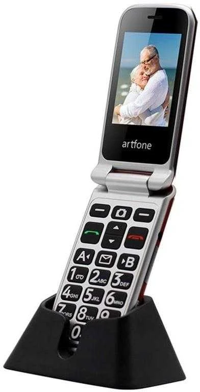 Mobilusis telefonas Artfone C10, sidabro/juodas