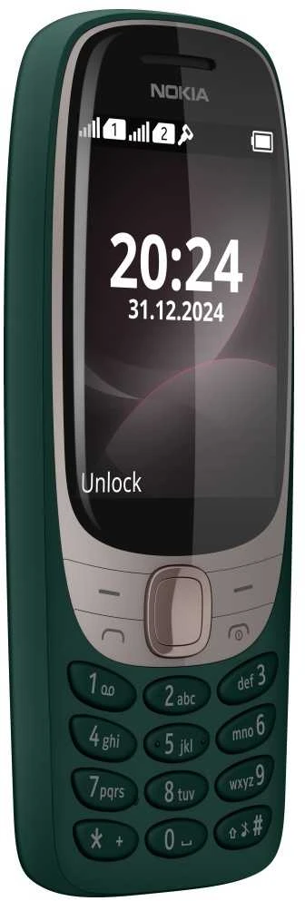 Mobilusis telefonas Nokia 6310 TA-1607 DS, žalios spalvos (be LT kalbos)