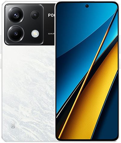 Išmanusis telefonas POCO X6 5G 8+256GB, baltas