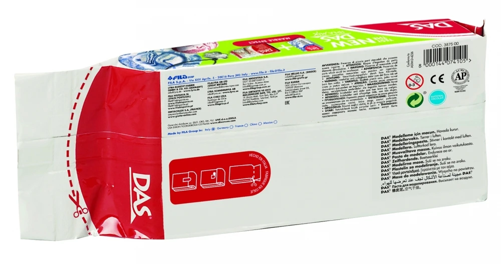 Modelinas Fila Das, 1kg, baltos spalvos