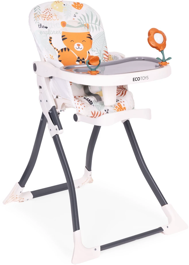 Sulankstoma maitinimo kėdutė vaikams su žaislais, ECOTOYS