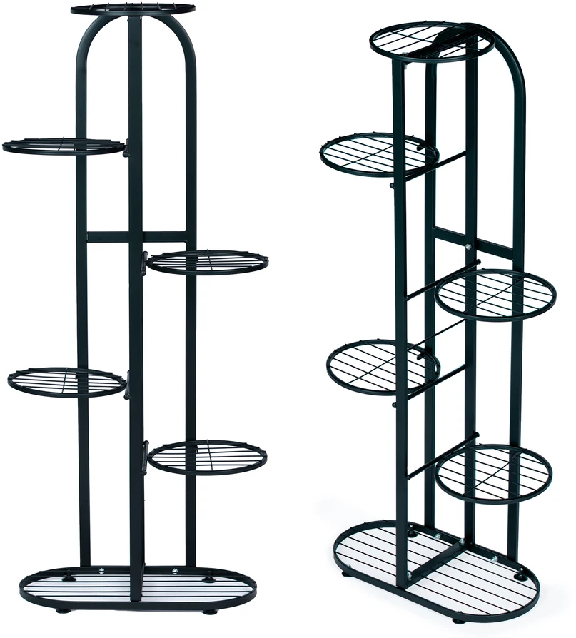 Stovas gėlėms Modern home, 106x46 cm, juodas
