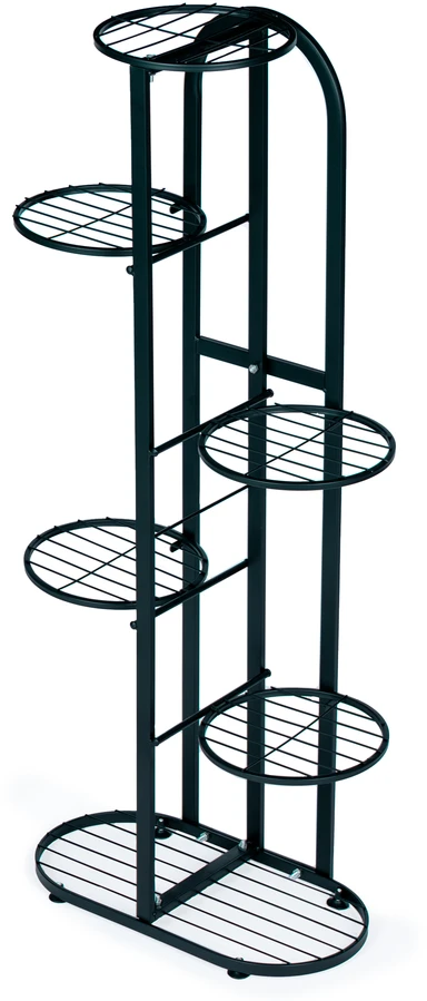 Stovas gėlėms Modern home, 106x46 cm, juodas