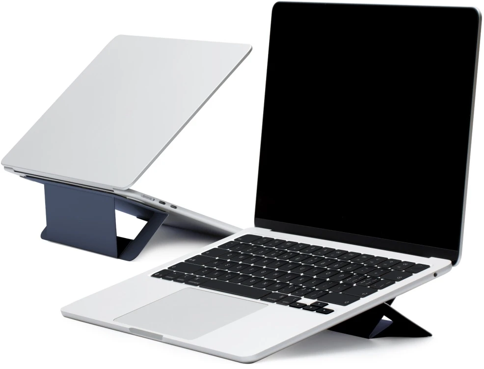 Moft Airflow Movas Self-Adhesive Nešiojamas kompiuteris Stand juodos spalvos