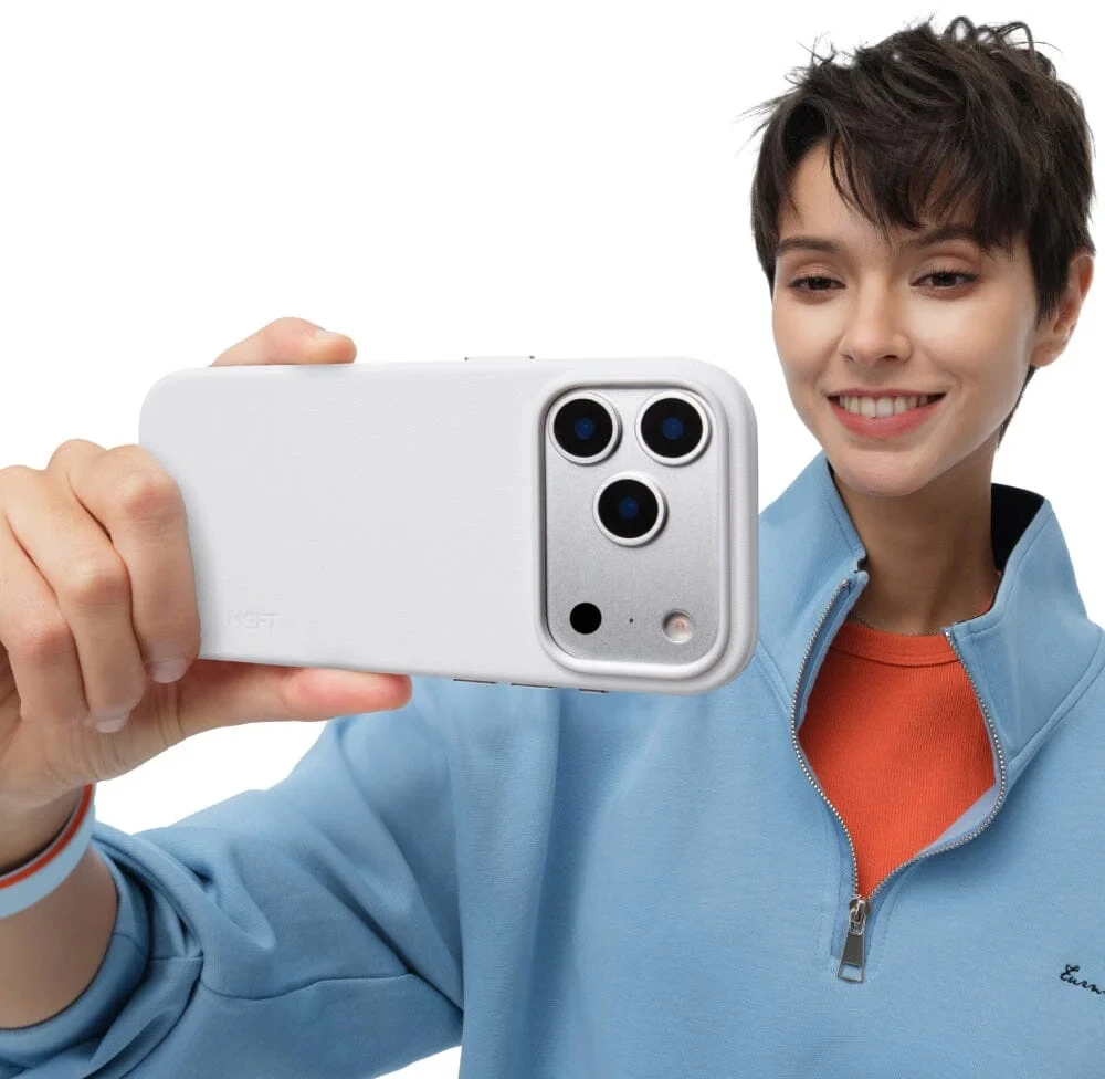 Moft Snap Movas MagSafe dėklas Apple iPhone 17 Pro misty cove