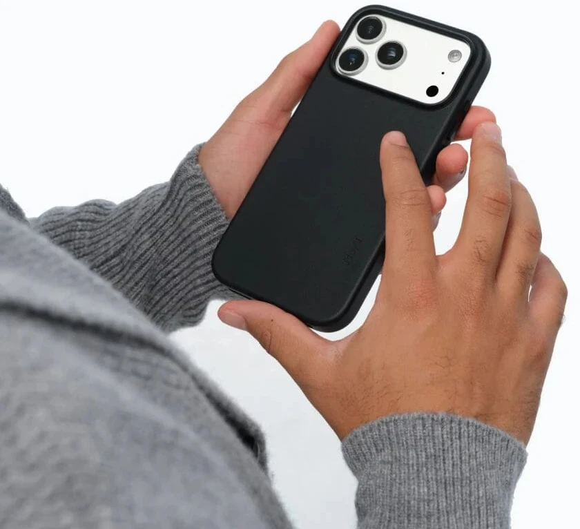Moft Snap Movas MagSafe dėklas Apple iPhone 17 Pro juodos spalvos