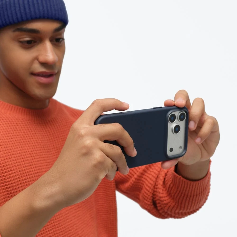 Moft Snap Movas MagSafe dėklas Apple iPhone 17 Pro Max mėlynos spalvos