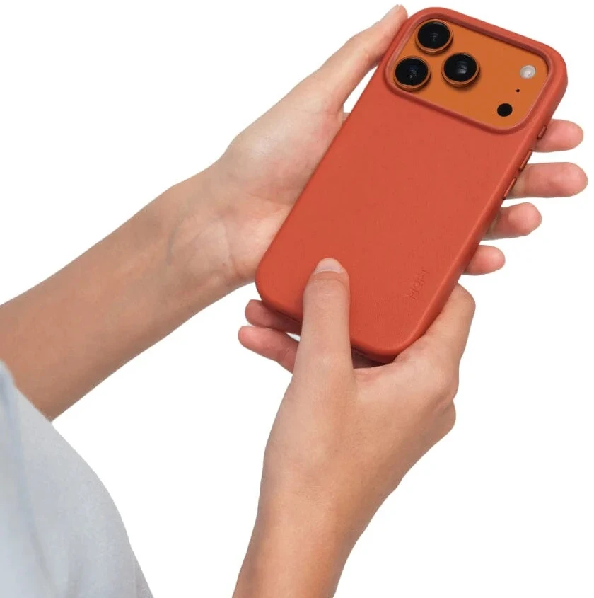 Moft Snap Movas MagSafe dėklas Apple iPhone 17 Pro clay