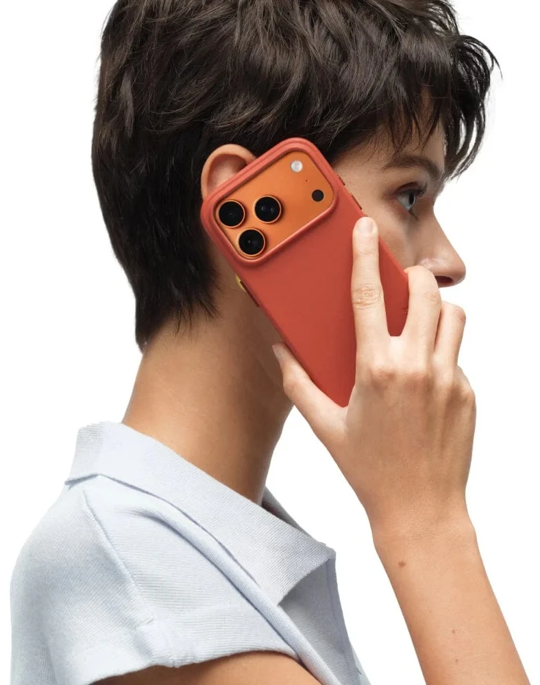 Moft Snap Movas MagSafe dėklas Apple iPhone 17 Pro clay