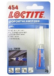 454 universalūs geliniai momentiniai klijai 3 gr LOCTITE