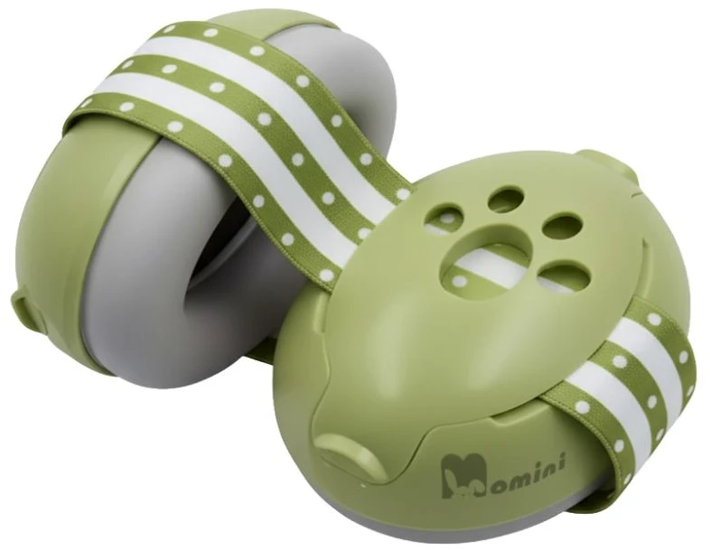 Momini kids noise-reducing earmuffs Mimi Žalias