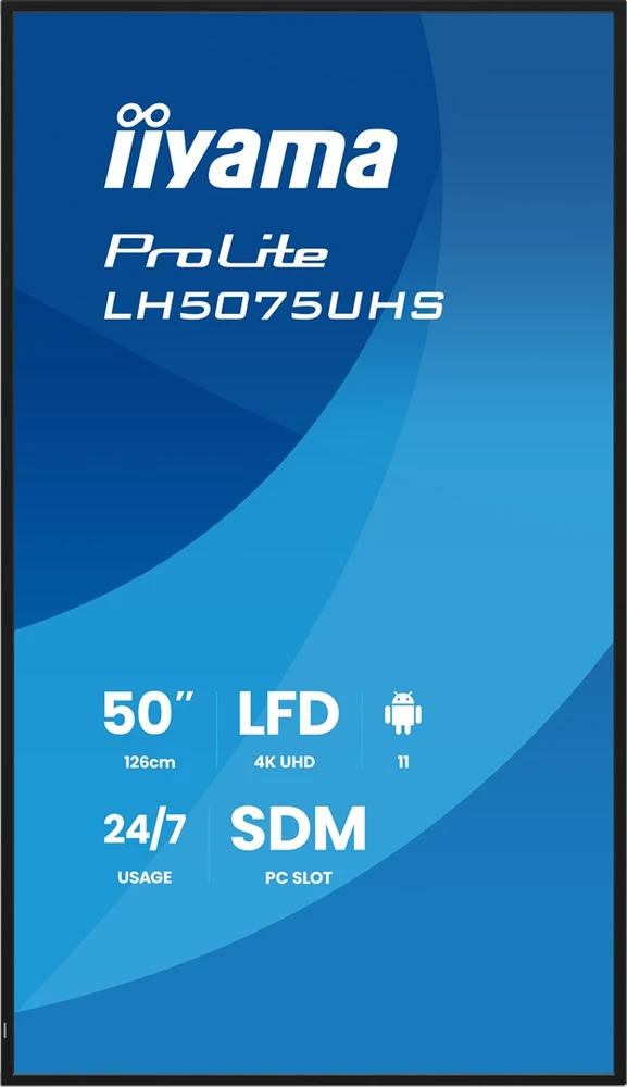 Monitorius iiyama ProLite LH5075UHS-B2AG