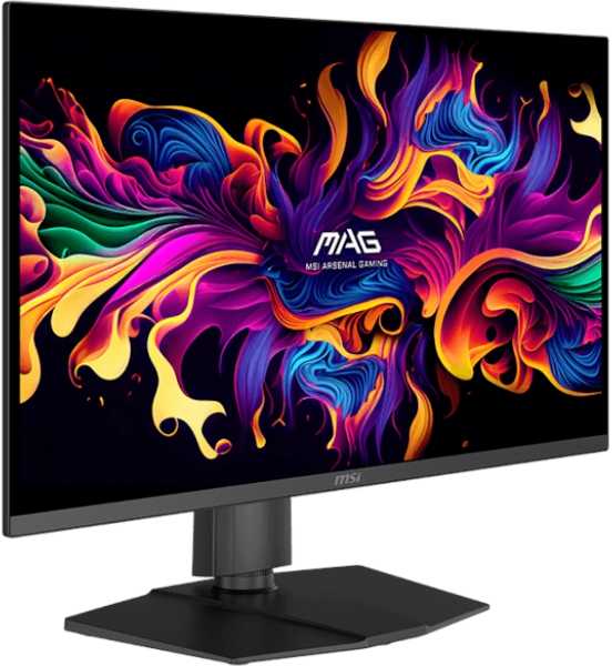 Monitorius MSI MAG 273QP QD‑OLED X24 / 27″ / WQHD / 240Hz / 0.03ms (GtG) / juodas – adjustable stand
