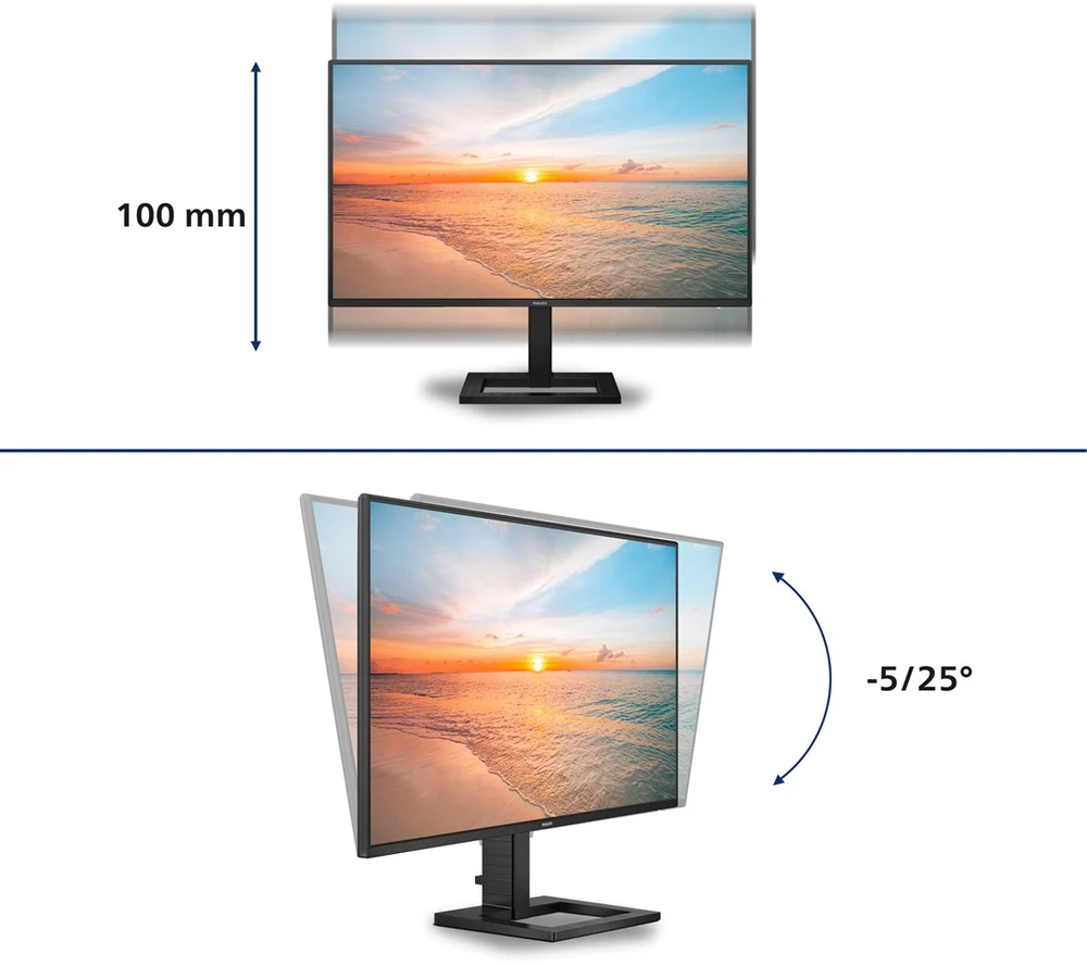 Monitorius Philips 27E1N1600AE/00 27'' 16:9 | 2560x1440 | 350 cd/m2/4 ms / HDMI DP USB Audio out