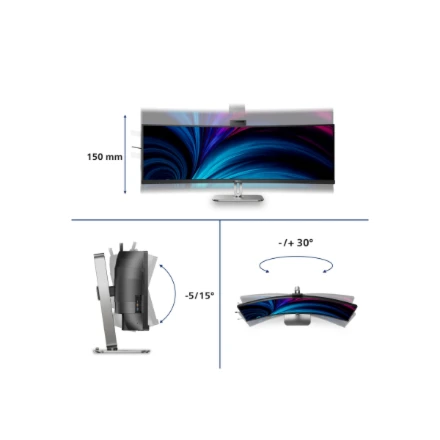 Monitorius Philips | 49B2U6900CH/00 | 48.8 " | VA | 32:9 | 75 Hz | 4 ms | 5120 x 1440 pikselių | 450 cd/m² | HDMI jungtys quantity 2