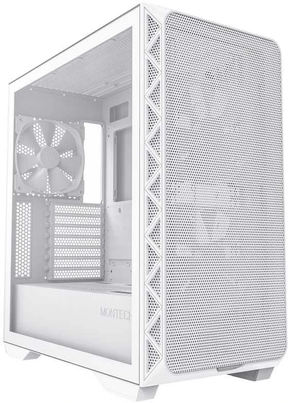 „Montech AIR 903 Base Midi-Tower“, grūdintas stiklas – baltos spalvos