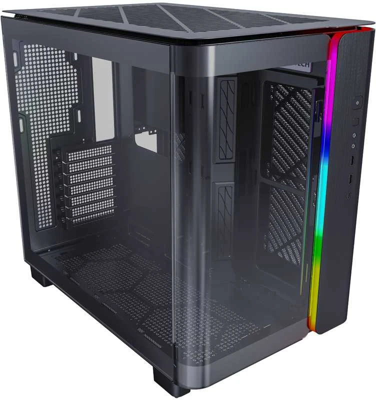 Montech KING 95 Midi-Tower, Tempered Glass, ARGB - juodos spalvos