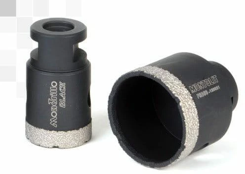 Grąžtas MONTOLIT DRILLING CROWN DRY / WET MONDRILLO Juodas fi 8mm