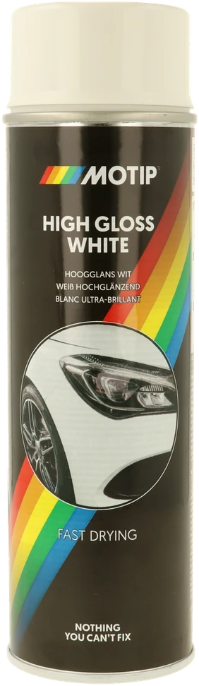 MOTIP Dažai balti blizgūs 500ml