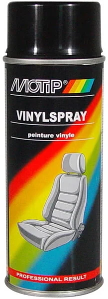 MOTIP Dažai juodi odai, vinilui 400ml