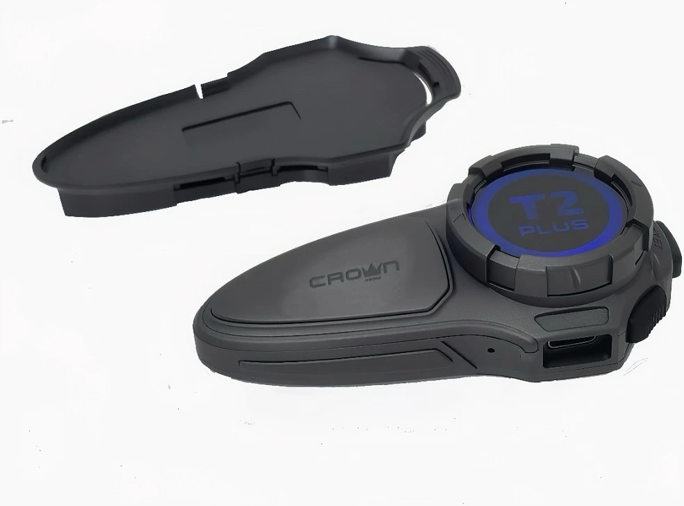 Motorcycle intercom Crown C200 Mesh Bluetooth juodos spalvos