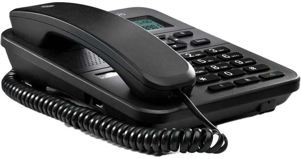 Motorola CT202 landline phone juodos spalvos