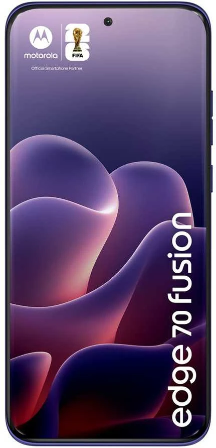 „Motorola edge 70 fusion“ 17,2 cm (6,78 colio) dviejų SIM kortelių „Android 16.0“ 5G USB C tipo 12 GB 256 GB 7000 mAh violetinis
