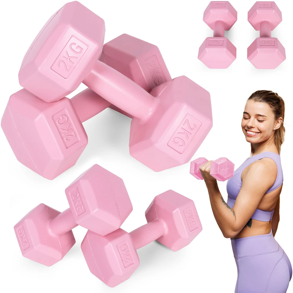 Movepro Šešiakampiai hantelia 2x2 kg ModernHome