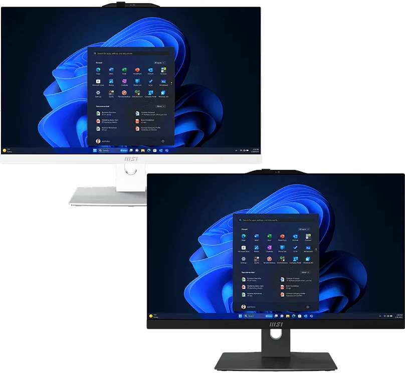 MSI All-in-One PC Modern AM242P 1M-2088XEU Core 5 / 16GB / 512GB SSD / 24″ FHD / Windows 11 Pro (juodas)